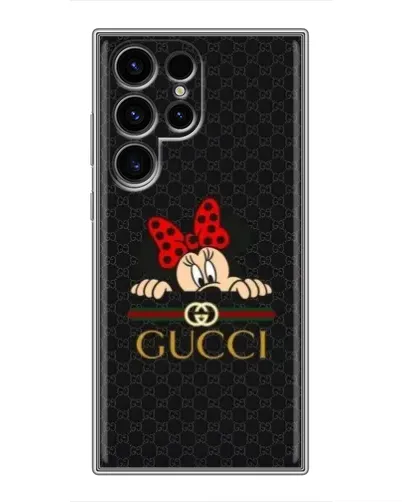 Чехол для Blackview Wave 2C с картинкой «Минни Маус Gucci — черный»