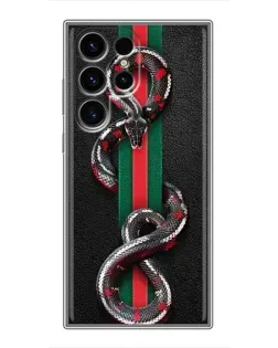 Чехол для Blackview Wave 2C с картинкой «Gucci — змея на полосе»