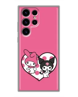 Чехол для Blackview Wave 2C с картинкой «Kuromi и My Melody»