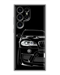 Чехол для Blackview Wave 2C с картинкой «Темный силуэт BMW»