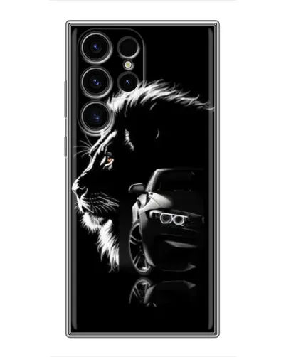 Чехол для Blackview Wave 2C с картинкой «BMW и лев»