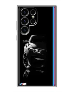 Чехол для Blackview Wave 2C с картинкой «Силуэт BMW в темноте»