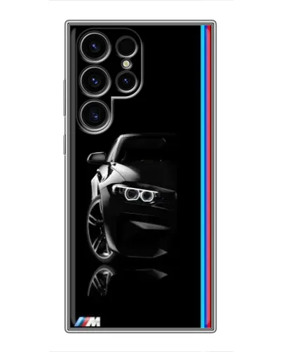 Чехол для Blackview Wave 2C с картинкой «Силуэт BMW в темноте»