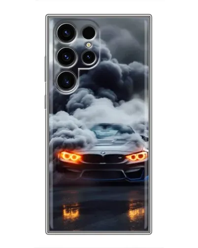 Чехол для Blackview Wave 2C с картинкой «BMW в дыму»