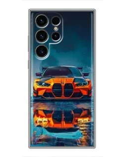 Чехол для Blackview Wave 2C с картинкой «BMW — золотая эмблема»