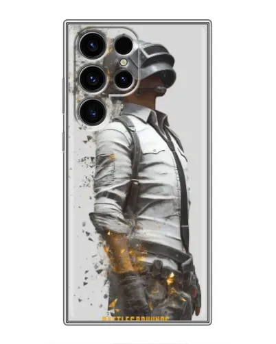 Чохол для Blackview Wave 2C з картинкою «PUBG — боєць у пилу»