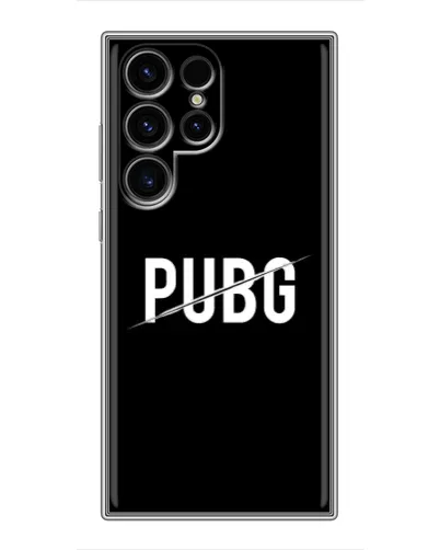 Чохол для Blackview Wave 2C з картинкою «PUBG — білий логотип»