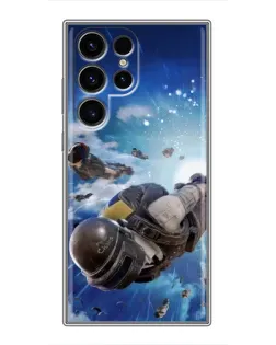 Чохол для Blackview Wave 2C з картинкою «Десант PUBG — стрибок»