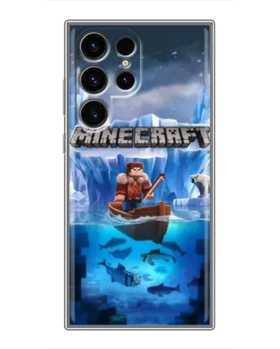 Чохол для Blackview Wave 2C з картинкою «Minecraft льодянийсвіт»