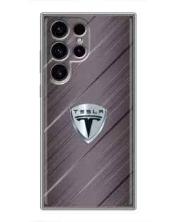Чехол для Blackview Wave 2C с картинкой «Металлическая текстура Tesla»