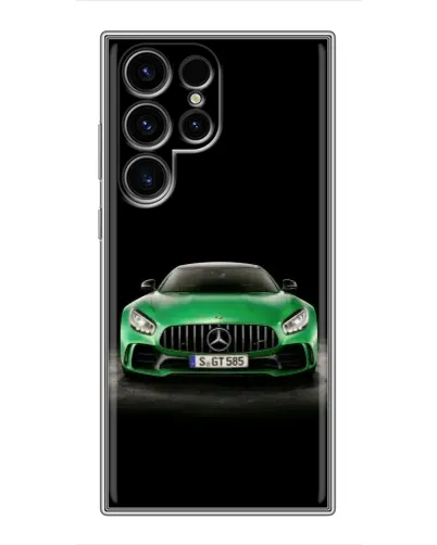 Чехол для Blackview Wave 2C с картинкой «Mercedes — неоновый лого»