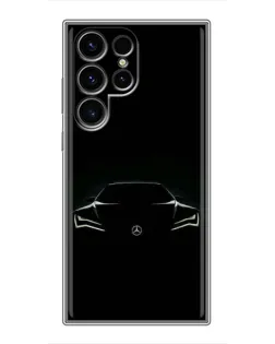 Чехол для Blackview Wave 2C с картинкой «Mercedes — силуэт авто» Чехол для Blackview Wave 2C с картинкой «Mercedes — силуэт авто»