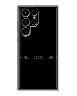 Чехол для Blackview Wave 2C с картинкой «Audi — световой подпись»