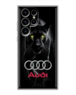 Чехол для Blackview Wave 2C с картинкой «Пантера и Audi»