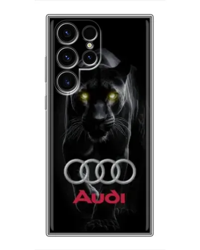 Чехол для Blackview Wave 2C с картинкой «Пантера и Audi»