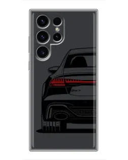 Чехол для Blackview Wave 2C с картинкой «Задняя часть Audi — арт»