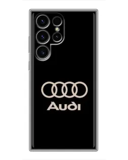 Чехол для Blackview Wave 2C с картинкой «Audi — золотой логотип»