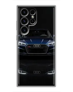 Чехол для Blackview Wave 2C с картинкой «Audi — ночное отражение»