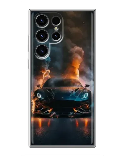 Чехол для Blackview Wave 2C с картинкой «Lamborghini дымная эстетика»