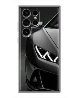 Чехол для Blackview Wave 2C с картинкой «Lamborghini фары детализация»