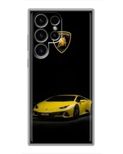 Чехол для Blackview Wave 2C с картинкой «Lamborghini желтый акцент»