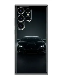 Чехол для Blackview Wave 2C с картинкой «Черный Lamborghini Aventador»