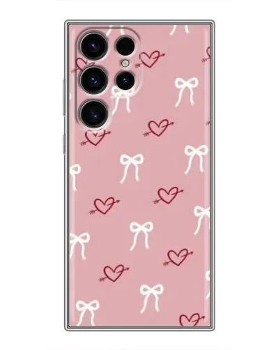 Чехол для Blackview Wave 2C с картинкой «Сердца и банты»