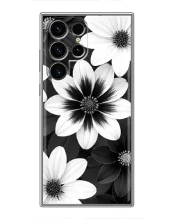 Чехол для Blackview Wave 2C с картинкой «Монохромные астры»