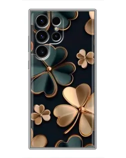 Чехол для Blackview Wave 2C с картинкой «Клевер в золоте»