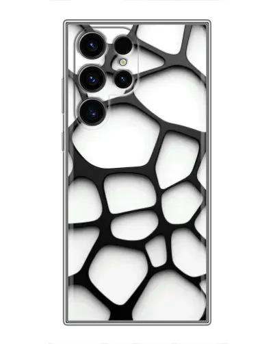 Чехол для Blackview Wave 2C с картинкой «Белая объемная сетка» Чехол для Blackview Wave 2C с картинкой «Белая объемная сетка»
