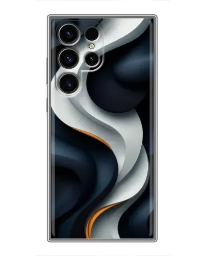 Чехол для Blackview Wave 2C с картинкой «Объемные черно-белые ленты» Чехол для Blackview Wave 2C с картинкой «Объемные черно-белые ленты»