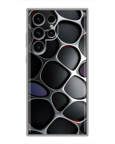 Чехол для Blackview Wave 2C с картинкой «Объемная темная решетка» Чехол для Blackview Wave 2C с картинкой «Объемная темная решетка»