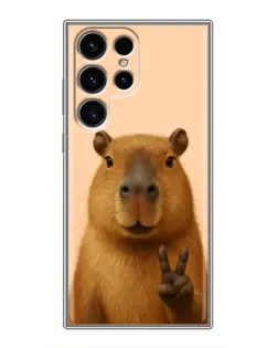 Чехол для Blackview Wave 2C с картинкой «Капибара виктория»