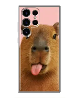 Чехол для Blackview Wave 2C с картинкой «Капибара с языком»