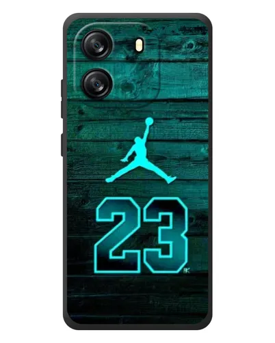 Чехол для Blackview Wave 6C с картинкой «Jordan Cyan 23»