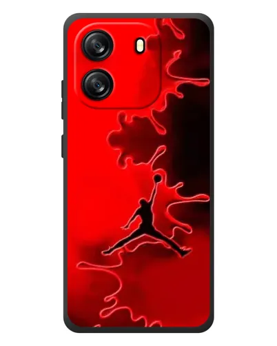 Чехол для Blackview Wave 6C с картинкой «Jordan Red Smoke»