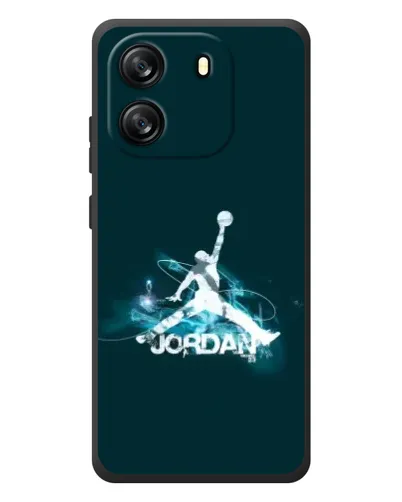 Чехол для Blackview Wave 6C с картинкой «Jordan Blue Fire»