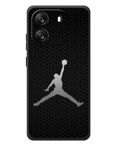 Чехол для Blackview Wave 6C с картинкой «Jordan Dark Carbon»