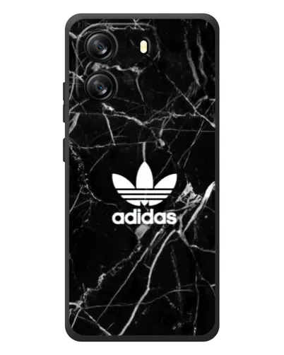 Чехол для Blackview Wave 6C с картинкой «Белый мрамор Adidas»