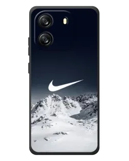 Чехол для Blackview Wave 6C с картинкой «Nike — зимние горы»