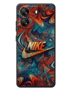 Чехол для Blackview Wave 6C с картинкой «Nike в абстракции»