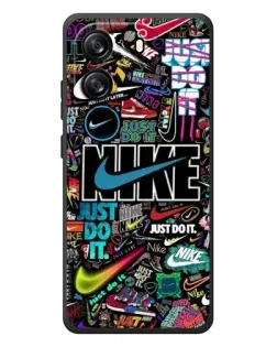 Чохол для Blackview Wave 6C з картинкою «Яскравий колаж Nike»
