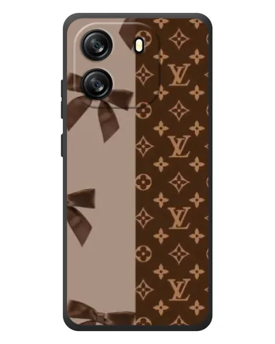 Чехол для Blackview Wave 6C с картинкой «Louis Vuitton — банты»