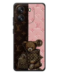 Чехол для Blackview Wave 6C с картинкой «Мишка в стиле LV»