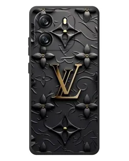 Чехол для Blackview Wave 6C с картинкой «Кожаная текстура LV»