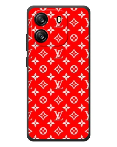 Чехол для Blackview Wave 6C с картинкой «Яркий паттерн LV»