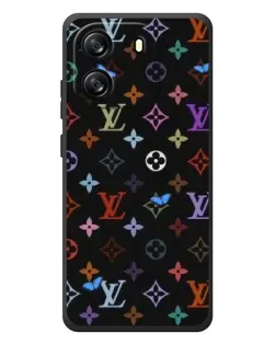 Чехол для Blackview Wave 6C с картинкой «Цветная монограмма LV»