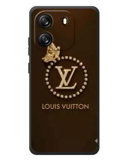Чехол для Blackview Wave 6C с картинкой «LV — золотая печать»