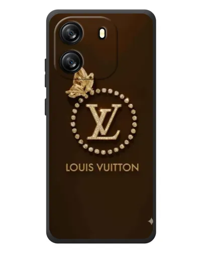 Чехол для Blackview Wave 6C с картинкой «LV — золотая печать»