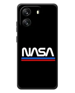 Чехол для Blackview Wave 6C с картинкой «NASA — классика Red Blue»